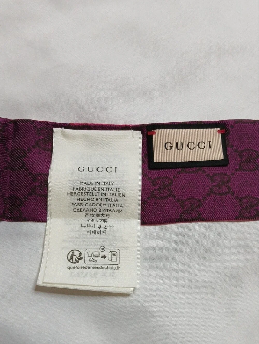 Gucci designer silk